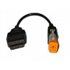 Diagnostický adaptér obd2 na 6pin pre Harley Davidson motocykel, motor