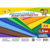 Kreatívna EVA pena GIMBOO A4 1,5 mm 10 listov mix farieb
