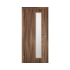 Solodoor Interiérové dvere Zenit XXII presklené, 80 L, fólia orech