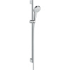 HANSGROHE Croma Select S sprchová súprava, ručná sprcha 3jet Vario priemer 110 mm, 90 cm sprchová tyč, jazdec a sprchová hadica 160 cm, biela/chróm, 26572400