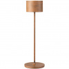 Blomus Prenosná stolová lampa FAROL 35,5 cm, LED, hrdzavá, hliník
