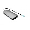 i-tec USB-C Metal Nano 3x Display (DP, HDMI a VGA) Docking Station, Power Delivery 100W, C31NANOTRIDOCKPD
