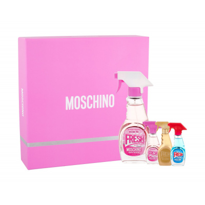 Moschino Fresh Couture Pink, toaletná voda 50 ml+ toaletná voda 5 ml + toaletná voda Fresh Couture 5 ml + parfumovaná voda Fresh Couture Gold 5 ml pre ženy