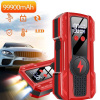 JUMP ŠTARTÉR BOOSTER ŠTARTOVACIE ZARIADENIE KOMPRESOR USB 99900 MAH