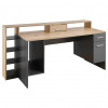 Livetastic HERNÝ STÔL, sivá, farba duba, 182/70/91 cm - Kancelárske stoly - 000887047302