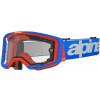 Okuliare VISION 8 WORDMARK ALPINESTARS (modrá/oranžová, dvojité antifog číre p.)
