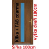 Soft Vchodové plastové dvere Sofia 100x180 cm - Akce!