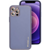 Plastové puzdro na Apple iPhone 15 Leather modré