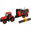 Teddies Traktor Zetor s vlekom s nakladacím ramenom plast 36 cm