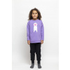 Fialová svietiaca mikina Opička LEMUR 4-5 R