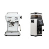 Ascaso Dream ONE, Cloud White + Rancilio STILE, white