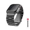 SWISSTEN REMÍNEK PRO APPLE WATCH KOVOVÝ 42-44 mm CERNÝ 46000311
