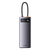 Rozbočovač 7v1 Baseus série Metal Gleam, USB-C na 3x USB 3.0 + HDMI + USB-C PD + VGA + Ethernet RJ45