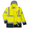 PORTWEST Bunda Contrast Traffic S471 Hi-Vis 4v1, zateplená, nepromokavá, reflexní POR-S471YNRL L Žlutá/navy