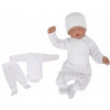 Detský komplet - Baby Set Zyzio & Zuzia 56 White, Navy Blue 2 PCS. (2. súprava vhodného sledovania Layette do nemocnice 56)