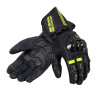 KOŽENÉ RUKAVICE OZONE RS600 BLACK / FLO YELLOW