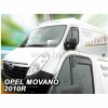 Deflektory na Renault Master 2010-2024 (krátke)