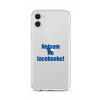 Kryt TopQ iPhone 12 silikón Nie som na Facebooku 55211