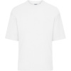 James & Nicholson Tričko JN 8041, oversize, těžké, krátký rukáv, unisex COT02804100119-white Bílá XXS