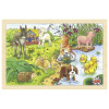Goki Puzzle malé zvieratká, 24 dielikov