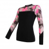 SENSOR MERINO IMPRESS dámské triko dl.rukáv černá/camo 19200026-01