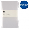 F&F Home Super Soft napínacia plachta strieborná 160 x 200 x 25 cm