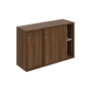 Hobis Policová skriňa Strong, 120x76,8x40 cm, orech/orech
