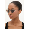 Slnečné okuliare Gucci dámske, zlatá farba, GG1879S, 57
