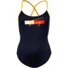 Tommy Hilfiger CHEEKY ONE-PIECE tmavo modrá,žltá,biela Dámske jednodielne plavky XS