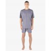 Pánské pyžamo krátké 79158P šedé vel.XL - Gina