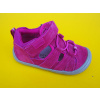 Detské kožené sandálky Protetika - Kendy fuxia BAREFOOT 856-SK526
