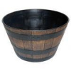 Strend Pro Kvetináč Strend Pro Woodeff, 39x28 cm, zlatý, truhlík, efekt dreva, 256939