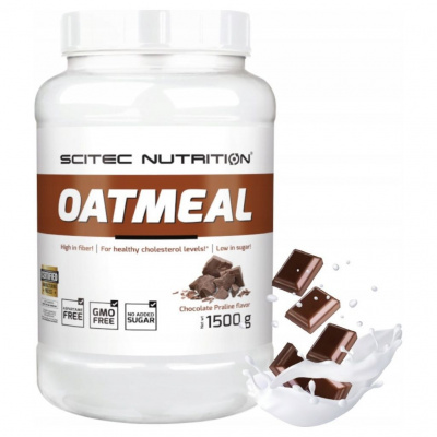 Scitec Nutrition Oatmeal (Ovesné vločky), 1500 g Příchuť: Banán