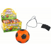 Futbalová Lopta Na Gumičke Jojo 6 cm Oranžová