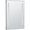 Aqualine LED podsvietené zrkadlo 60x80cm, gombíkový vypínač ATH6