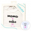 NEW BABY Body s potlačou New Baby mama plus ocko rovná sa JA - darčekové balenie - 68
