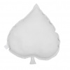 Cotton & Sweets Pure Nature dekoračný vankúš lipový list zo 100% ľanu bledo šedá