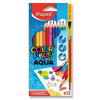 Akvarelové farbičky Maped Color'Peps Aqua - 12 farieb + štetec