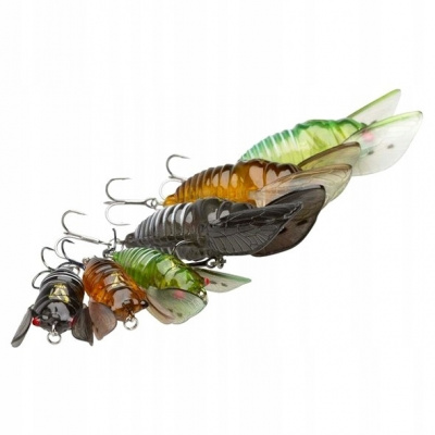 Savage Gear 3D Cicada 3,3 cm 3,5 g plávajúce hnedé (Savage Gear 3D Cicada 3,3 cm 3,5 g plávajúce hnedé)
