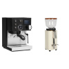 Rancilio Silvia BC PID, black + ECM C-Manuale 54, cream, olive