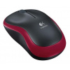 Logitech Wireless Mouse M185, red 910-002237