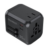 Cestovná sieťová nabíjačka Choetech PD5008, 3xUSB-A, 1xUSB-C, GaN, 30W (čierna) PD5008