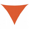 Slnečná plachta, 160 g/m², oranžová, 3x3x4,2 m, HDPE