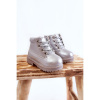 Strieborné dievčenské čižmy so zipsom, 20305-G SILVER__22715-27 27