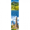 Nástenný kalendár Slovensko - viazanka 12 x 48 cm 2026