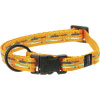 Obojok pre psa Karlie Art Sportiv Mix & Match prúžky XS 10 mm 20-35 cm oranžový