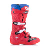 Boty TECH 5, ALPINESTARS (červená/modrá/bílá/černá, vel. 45,5)