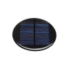 Solární panel mini 5V/110mA, polykrystalický, průměr 90mm