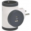 Rozbočovacie zásuvka Legrand 2x2P+T USB A+C 049437