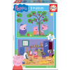 EDUCA Puzzle Prasiatko Peppa 2x48 dielikov